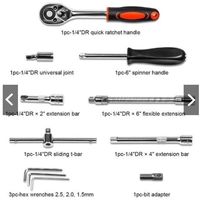 Set Kunci Sok 46 Pcs Lengkap - Tampilan 3