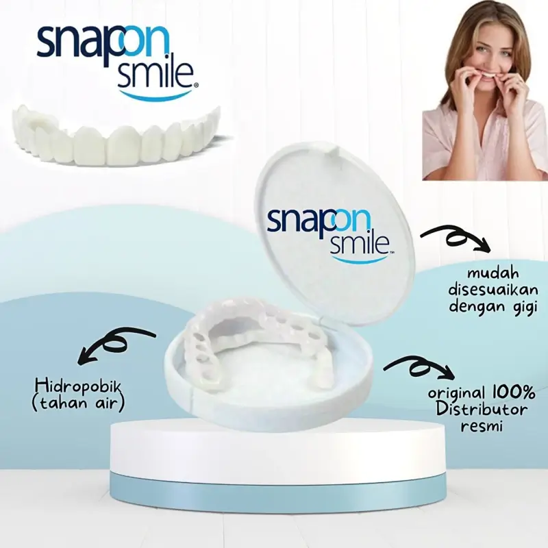 Gigi Putih Sempurna Snap On Smile