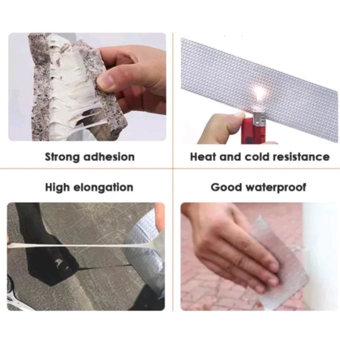 Repairing leak with Super Tape