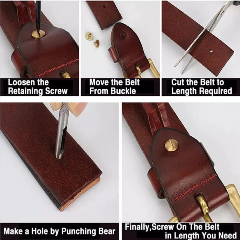 [Gambar Detail Sabuk Kulit]